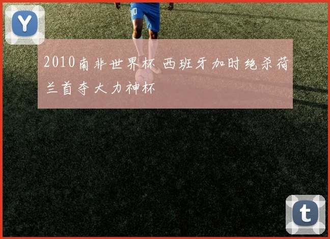 2010南非世界杯 西班牙加时绝杀荷兰首夺大力神杯